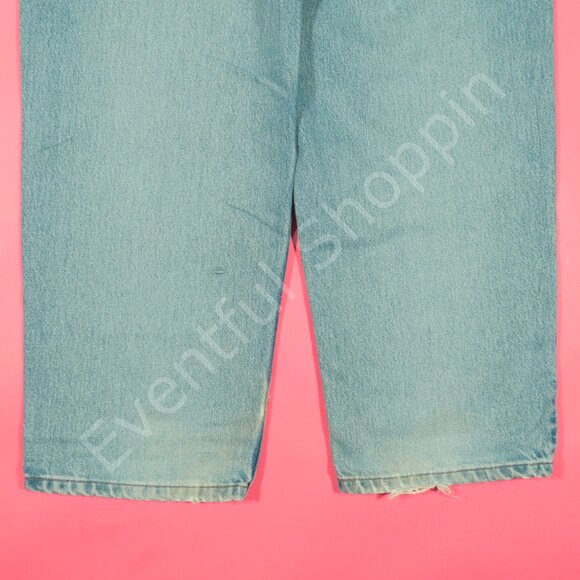 Vintage Levis SilverTab Jeans Mens 30 Blue Baggy Loose USA 90s - Picture 4 of 8